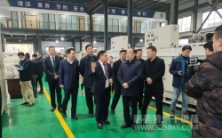 湖南省常德市市委書記、市長等領(lǐng)導蒞臨湖南省耐美特智能烘干工業(yè)設(shè)備有限公司視察指導工作